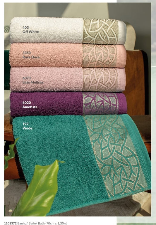 ATLANTICA JG BANHO OLIVIA NA CAIXA 2 PCS