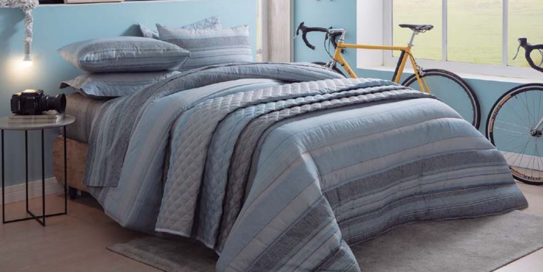 Jogo de Cama Casal Sultan Realce Premium – 4 Peças, 140 Fios, Algodão, Toque Macio e Cama Dupla