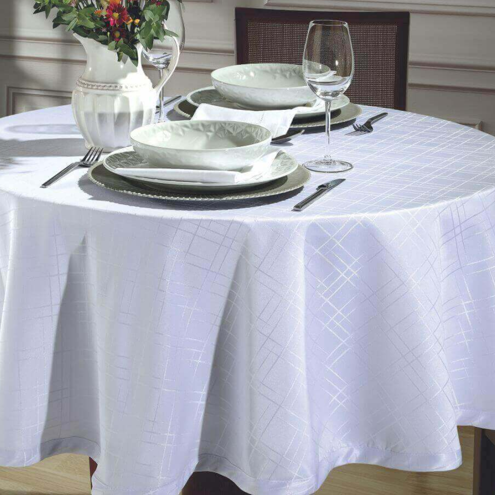 DOHLER TOALHA DE MESA WEB JACQUARD REQUINTE II 1.60 REDONDA