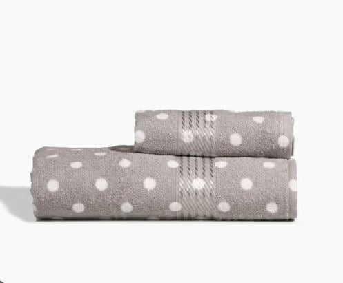 Kit Toalhas Dohler Felpudas Banho e Rosto – 100% Algodão, 400g/m², Alta Absorção e Detalhes em Viscose