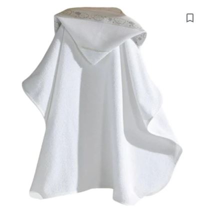 DOHLER TOALHA BANHO FELPUDO WEB C/CAPUZ P/BORDAR BABY KIDS