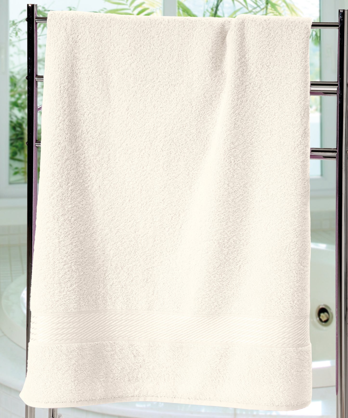 Toalha de Rosto Dohler Prisma Lisa Felpuda – 50x80cm, 100% Algodão, 400g/m² e Toque Macio