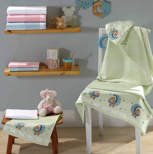 DOHLER TOALHA LAVABO VELOUR WEB P/BORDAR BABY CLASSIC