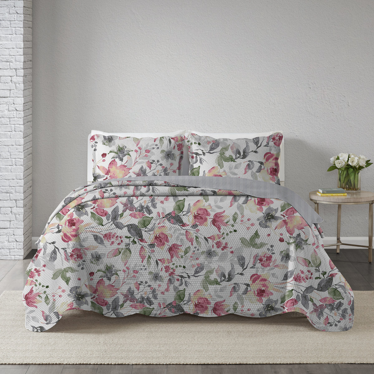 Fatex Colcha Paris 150 Fios Dupla Face 220 x 240 cm Casal
