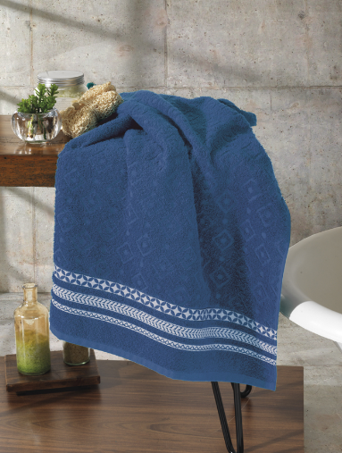 Toalha de Rosto Dohler Jacquard Premium – 50x80cm, Encorpada e Absorvente