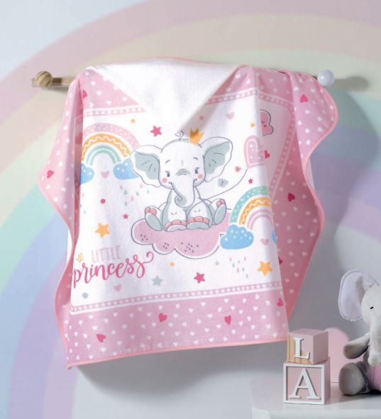 DOHLER TOALHA BANHO VELOUR WEB INFANTIL C/CAPUZ
