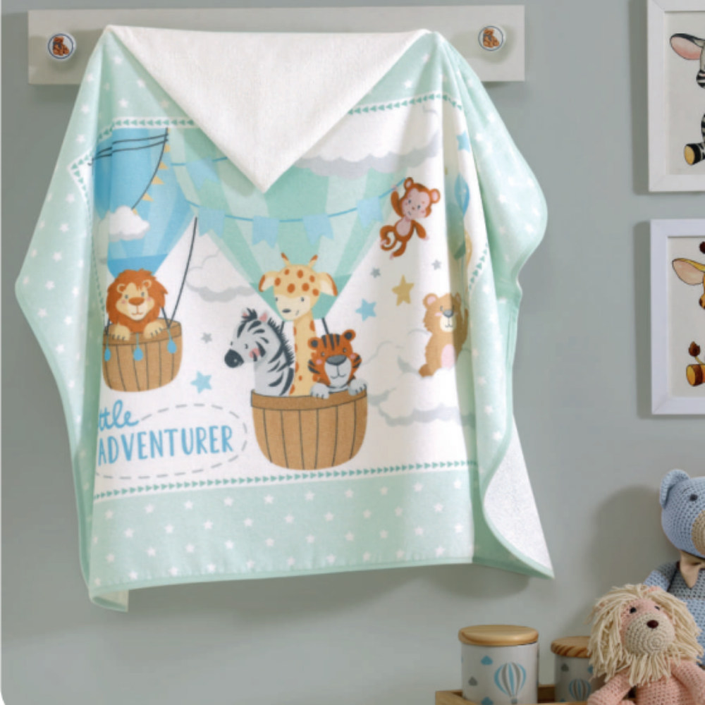 DOHLER TOALHA BANHO VELOUR WEB INFANTIL C/CAPUZ