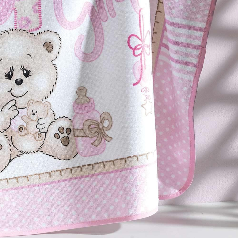DOHLER TOALHA BANHO VELOUR WEB INFANTIL C/CAPUZ