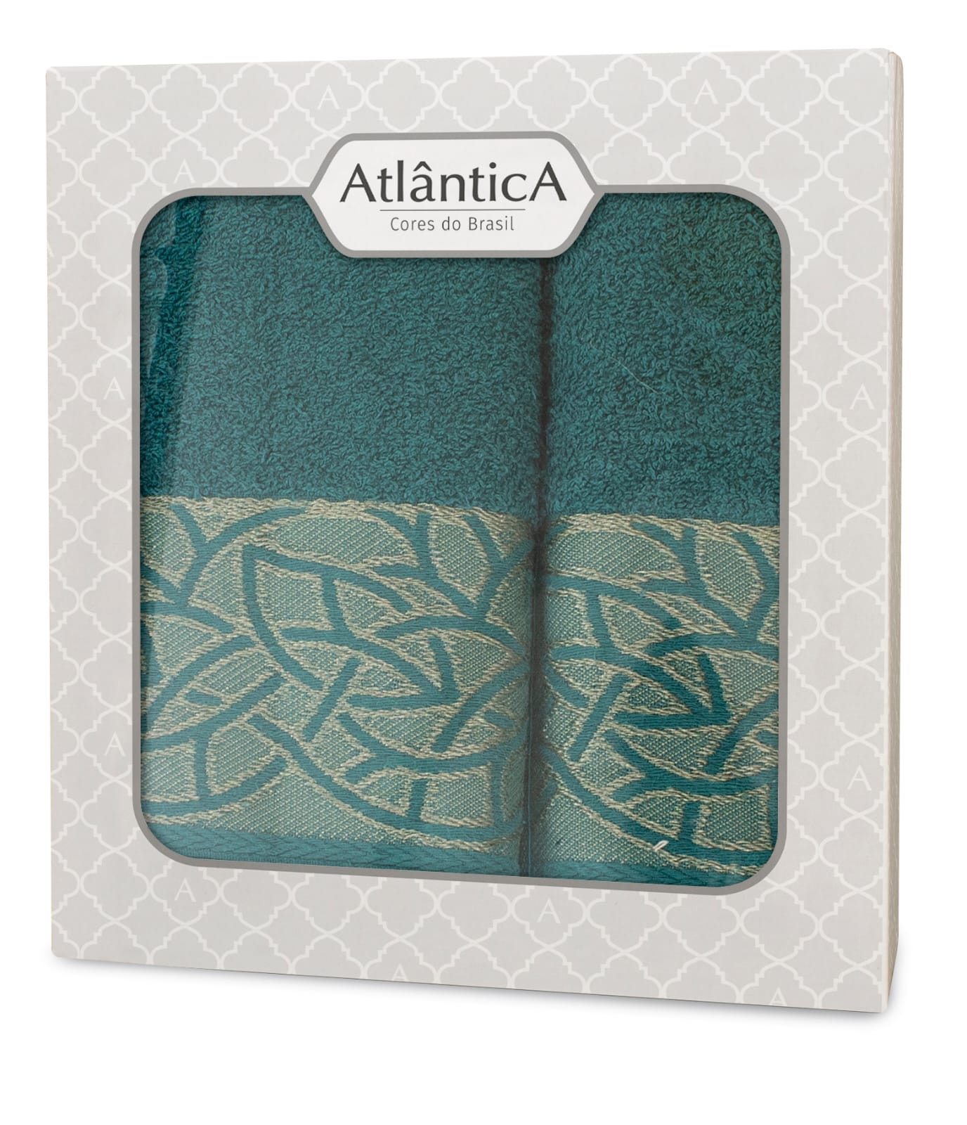 ATLANTICA JG BANHO OLIVIA NA CAIXA 2 PCS