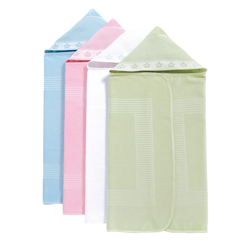 DOHLER TOALHA BANHO VELOUR WEB C/CAPUZ P/BORDAR BABY CLASSIC