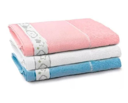 DOHLER TOALHA LAVABO FELPUDO P/BORDAR BABY KIDS