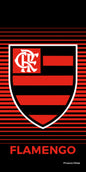 Toalha de Banho Aveludada Bouton 70x140cm – Brasão de Time, Algodão 100% Linha Licenciados
