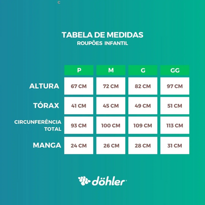 DOHLER ROUPAO VELOUR WEB INFANTIL JU-02