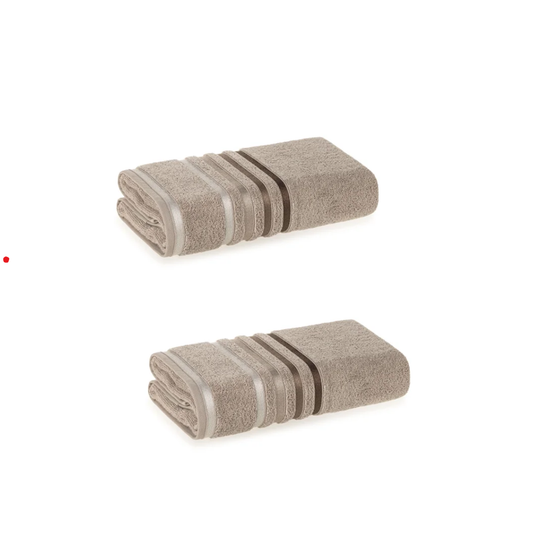 Kit  2 Toalha de Banhão Karsten Greige 80204