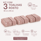 Jogo de Toalha Lumina  Karsten 3 Toalha de Rosto