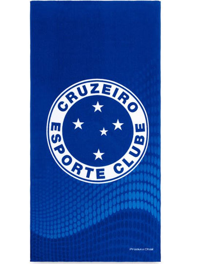 Toalha Futebol Jacquard Veludo Bouton Cruzeiro