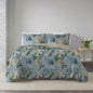FATEX COLCHA PARIS 150 FIOS DUPLA FACE COM VIES / CASAL  - AZUL