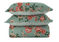 FATEX COLCHA PARIS 150 FIOS DUPLA FACE COM VIES / CASAL - VERDE