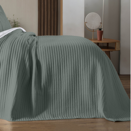 FATEX COLCHA WEB LIVING ART / CASAL / VERDE