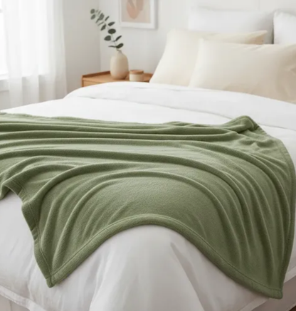 CAMESA MANTA MICROFIBRA 180G CASAL VERDE