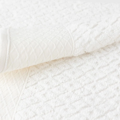 ATLANTICA  TOALHA JG BANHO CAPRI NA CAIXA 4 PCS  OFF WHITE