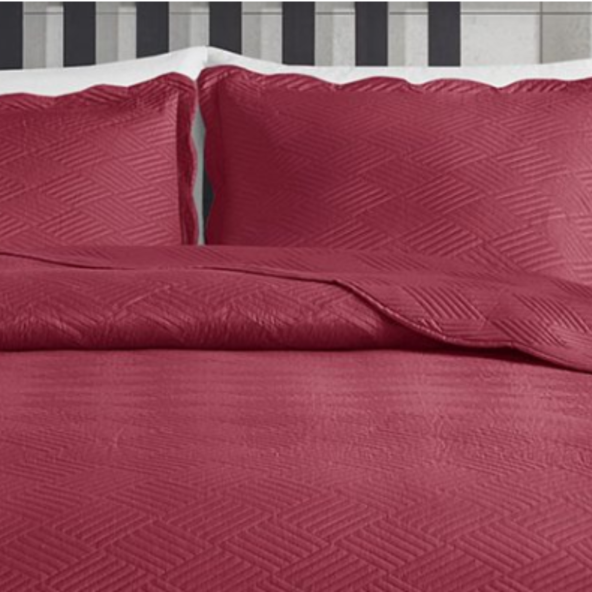 FATEX COLCHA  MILHAO 150 FIOS CASAL VERMELHO