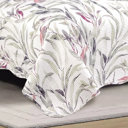 CAMESA COLCHA WEB GARDEN QUEEN / QUEEN / MENTA