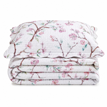 CAMESA COLCHA  GARDEN QUEEN 240 x 260 CM / FUCSIA