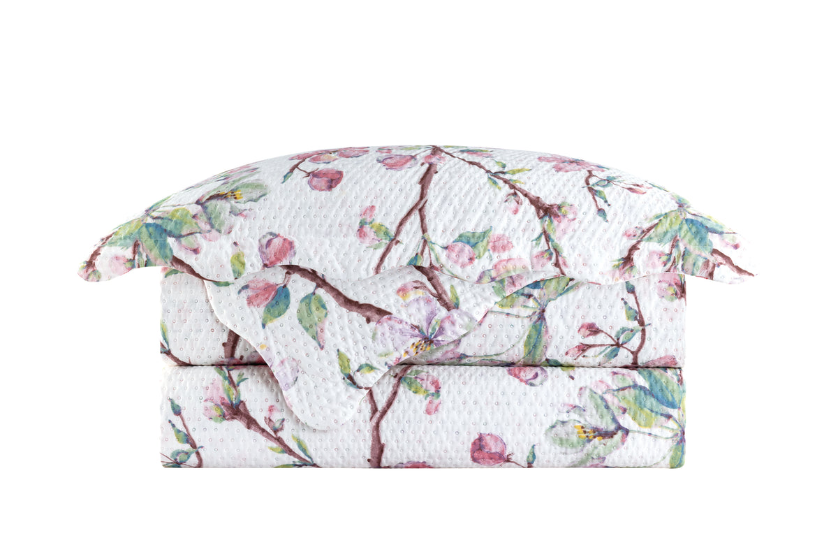 CAMESA COLCHA  GARDEN QUEEN 240 x 260 CM / FUCSIA