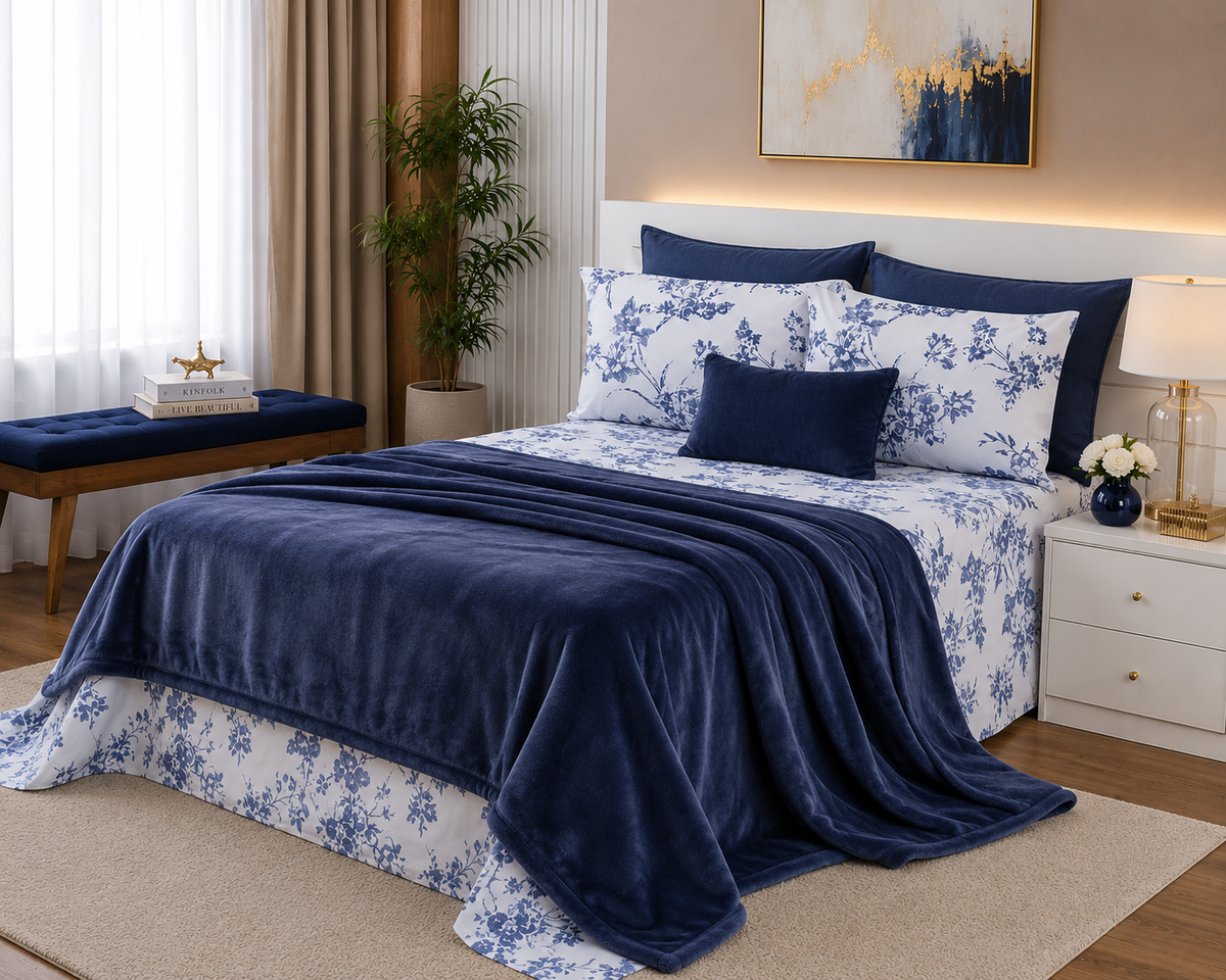 Camesa Cobertor Velour Solteiro 150x220 cm